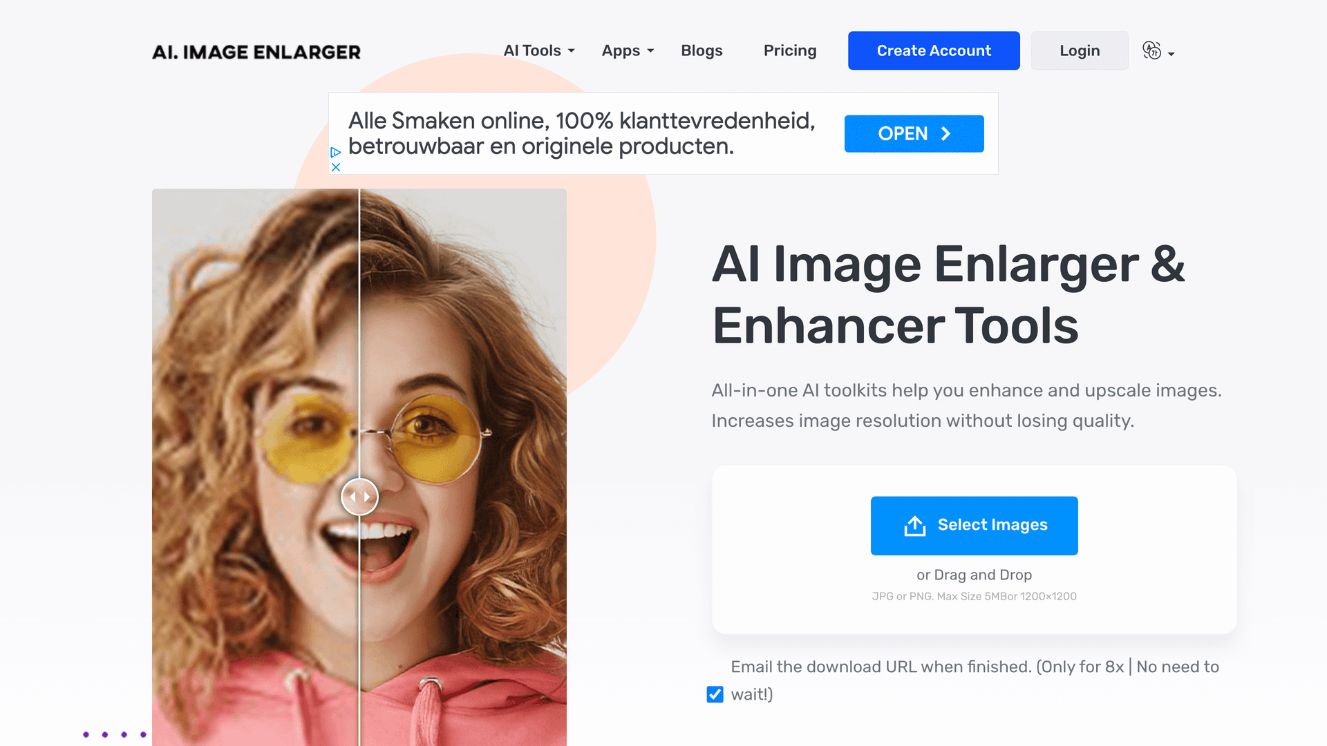 AI Image Enlarger